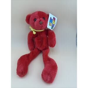 NEW NWT Gund Vintage Purple Bear HOTSHOTS Teddy Plush Stuffed Animal 11” 2442